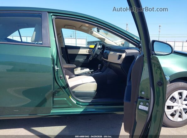2T1BPRHE0GC686551 2016 TOYOTA LL Green Вид салону спереду