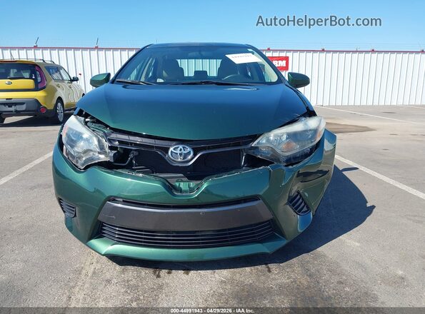 2T1BPRHE0GC686551 2016 TOYOTA LL Green Вид щитка приладів