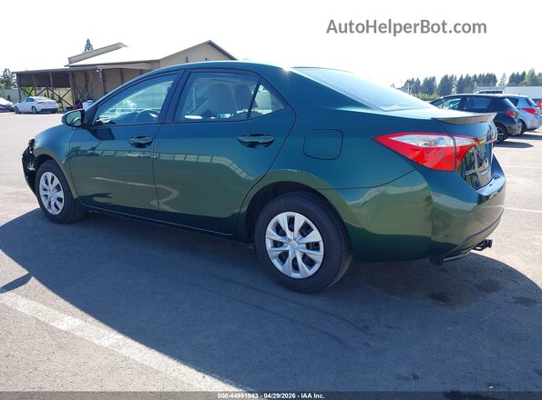 2T1BPRHE0GC686551 2016 TOYOTA LL Green Задня ліва чверть