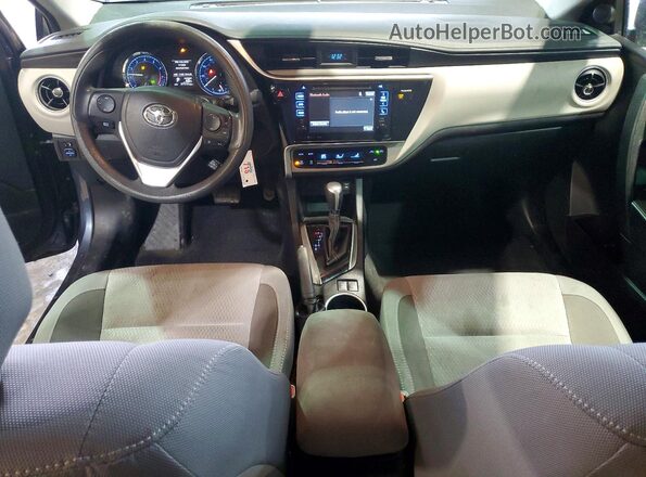 2T1BPRHE5HC747961 2017 TOYOTA COROLLA Gray Առջևի վահանակի տեսք