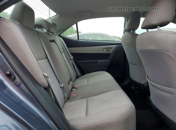 2T1BPRHE9GC534395 2016 TOYOTA COROLLA Gray Вид задніх сидінь