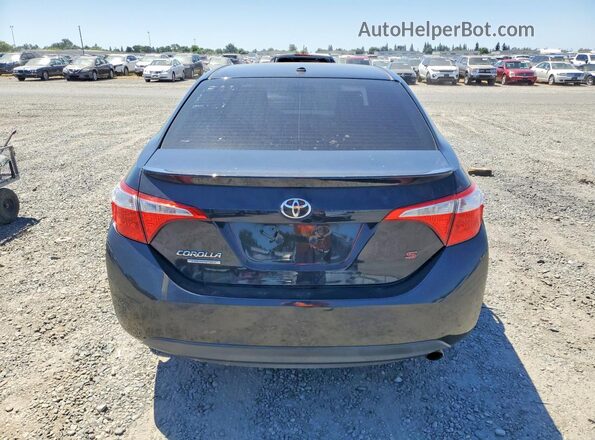 2T1BURHE0GC528607 2016 TOYOTA COROLLA Black უკანა ხედი