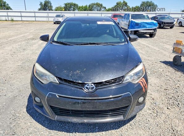 2T1BURHE0GC528607 2016 TOYOTA COROLLA Black წინა ხედი