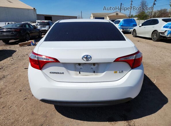 2T1BURHE0GC543690 2016 TOYOTA COROLLA White უკანა ხედი