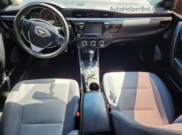 2T1BURHE0GC557346 2016 TOYOTA COROLLA Синий Вид панели приборов