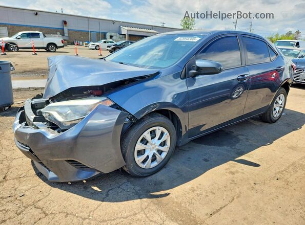 2T1BURHE0GC557346 2016 TOYOTA COROLLA Синий Передняя левая четверть