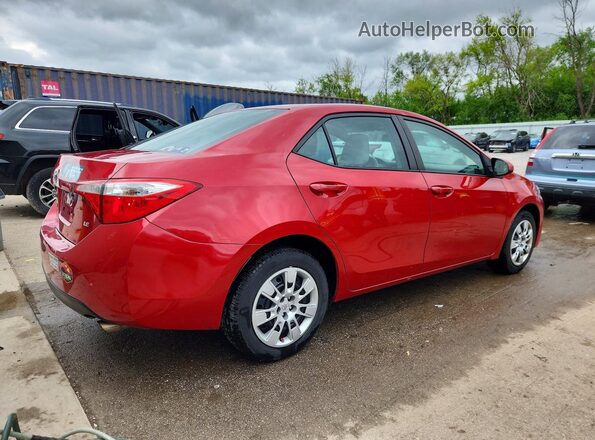 2T1BURHE0GC561459 2016 TOYOTA COROLLA Red Հետևի աջ