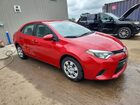 2016 Toyota Corolla Le Red vin: 2T1BURHE0GC561459