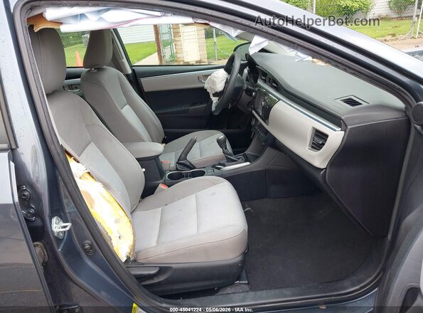2T1BURHE0GC600664 2016 TOYOTA LL Blue Вид салону спереду