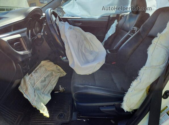 2T1BURHE0GC610675 2016 TOYOTA COROLLA White Widok wnętrza z przodu
