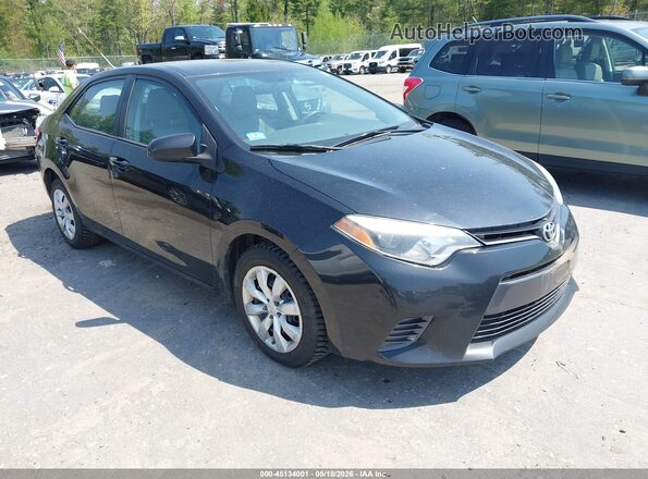 2T1BURHE0GC614452 2016 TOYOTA COROLLA Черный Передняя правая четверть