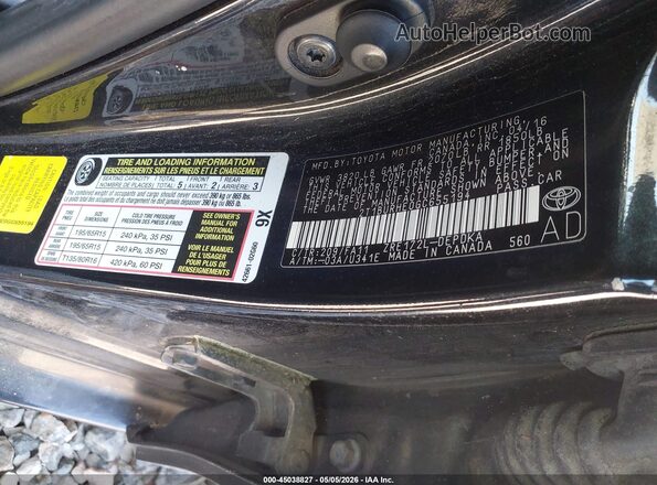 2T1BURHE0GC655194 2016 TOYOTA LL Черный Вид подкапотного пространства