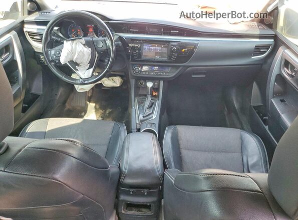 2T1BURHE0GC692858 2016 TOYOTA COROLLA Blue Dashboard view