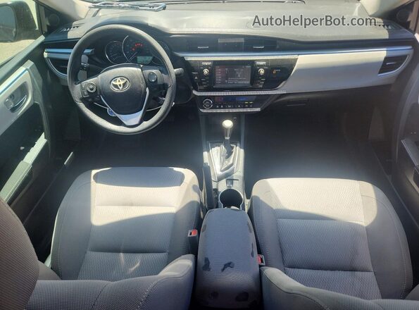 2T1BURHE0GC697185 2016 TOYOTA COROLLA Синий Вид панели приборов