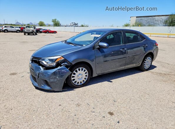 2T1BURHE0GC697185 2016 TOYOTA COROLLA Синий Передняя левая четверть