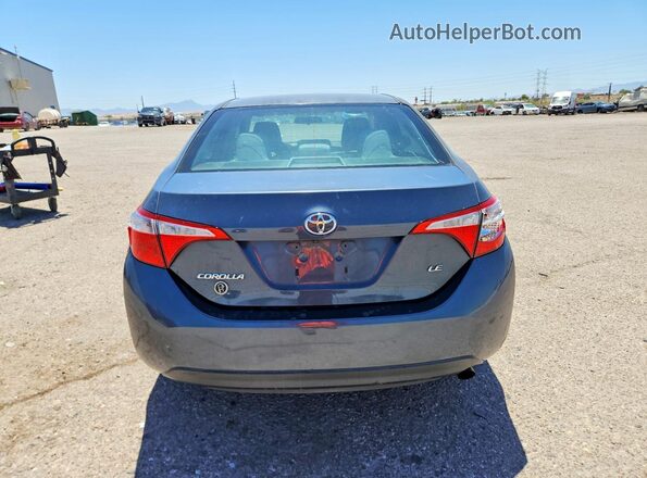 2T1BURHE0GC697185 2016 TOYOTA COROLLA Синий Вид сзади