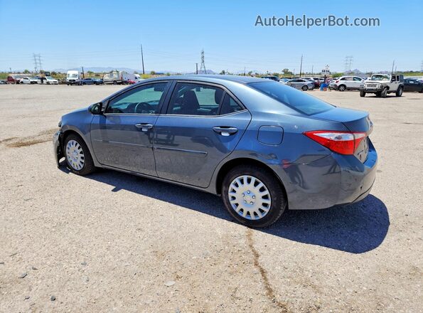 2T1BURHE0GC697185 2016 TOYOTA COROLLA Синий Задняя левая четверть