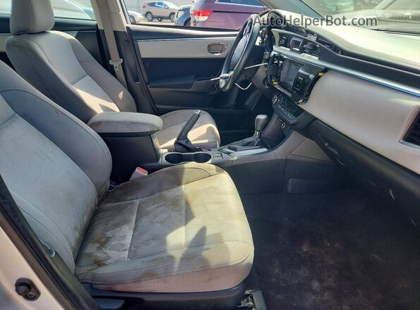 2T1BURHE0GC715037 2016 TOYOTA COROLLA Серый Вид салона спереди