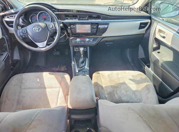 2T1BURHE0GC715037 2016 TOYOTA COROLLA Серый Вид панели приборов