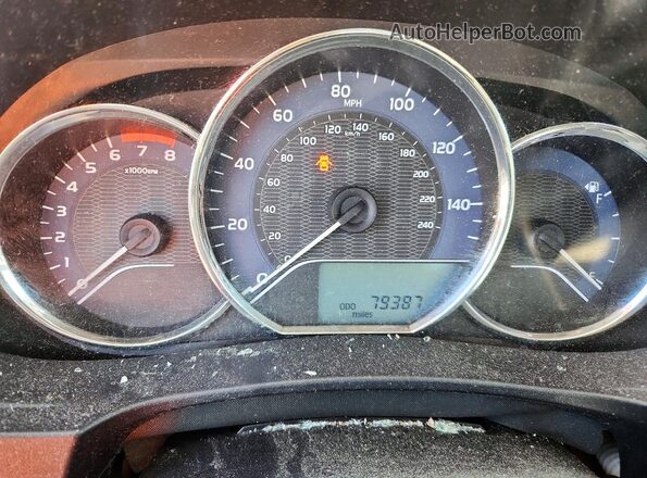 2T1BURHE0GC731058 2016 TOYOTA COROLLA Charcoal Widok zestawu wskaźników
