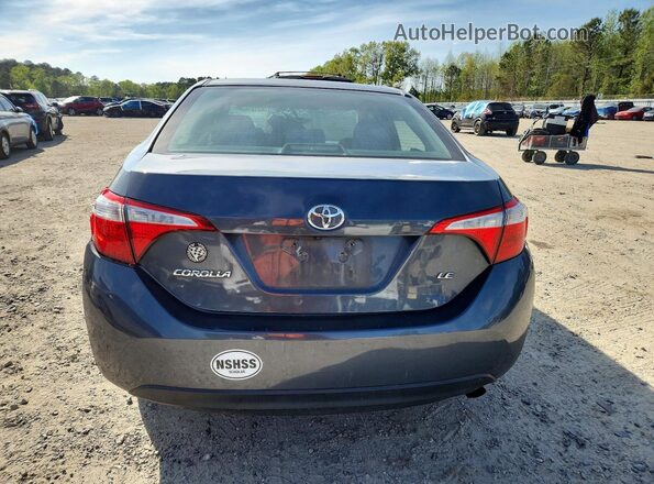 2T1BURHE0GC731058 2016 TOYOTA COROLLA Charcoal Widok z tyłu