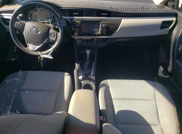2T1BURHE0GC740746 2016 TOYOTA COROLLA Серебряный Вид панели приборов