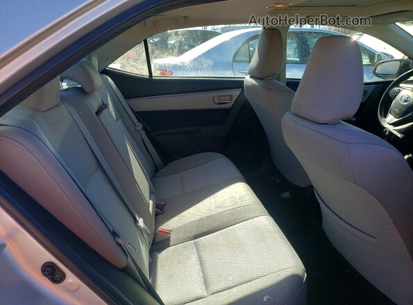 2T1BURHE0GC740746 2016 TOYOTA COROLLA Серебряный Вид задних сидений