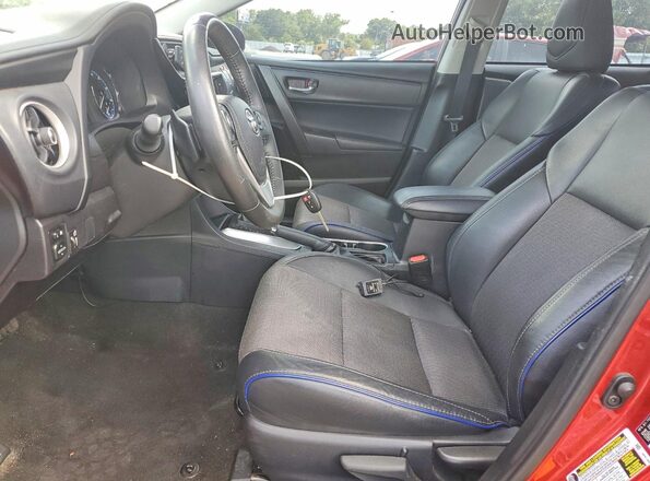 2T1BURHE0HC828861 2017 TOYOTA COROLLA Red წინა სალონის ხედი
