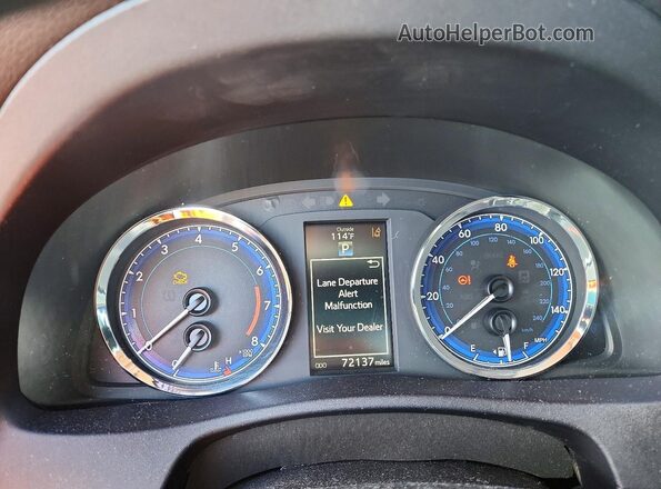 2T1BURHE0HC828861 2017 TOYOTA COROLLA Red ხელსაწყოთა პანელის ხედი