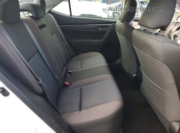 2T1BURHE0HC910914 2017 TOYOTA COROLLA White Հետևի նստատեղերի տեսք