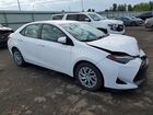2017 Toyota Corolla Le White vin: 2T1BURHE0HC910914