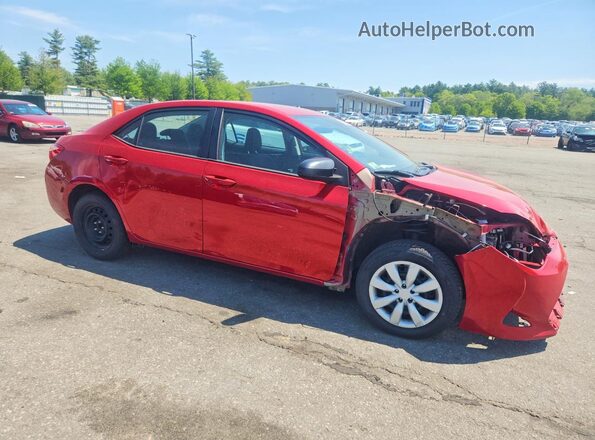 2T1BURHE0HC916602 2017 TOYOTA COROLLA Красный Передняя правая четверть