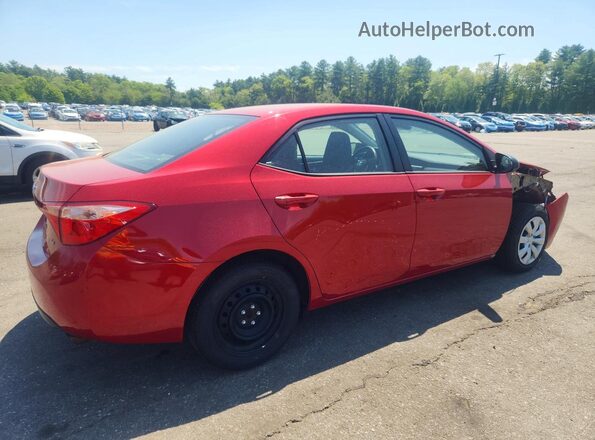 2T1BURHE0HC916602 2017 TOYOTA COROLLA Красный Задняя правая четверть