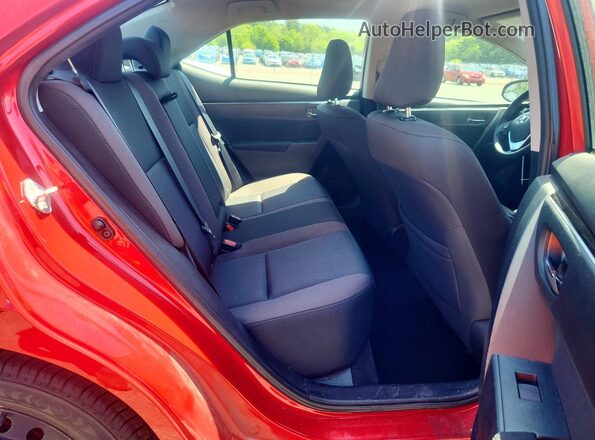 2T1BURHE0HC916602 2017 TOYOTA COROLLA Красный Вид задних сидений