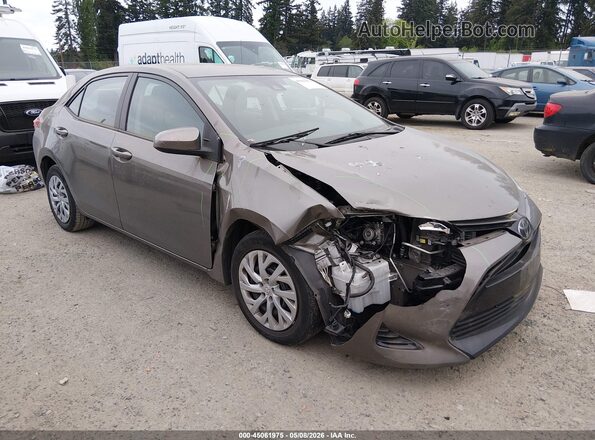 2T1BURHE0JC004560 2018 TOYOTA LL Серый Передняя правая четверть