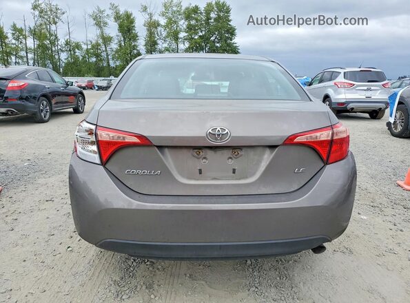 2T1BURHE0JC025733 2018 TOYOTA COROLLA Серый Вид сзади