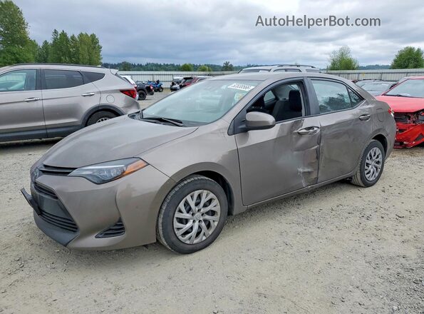 2T1BURHE0JC025733 2018 TOYOTA COROLLA Серый Передняя левая четверть