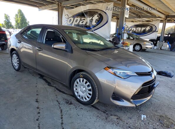 2T1BURHE0JC044055 2018 TOYOTA COROLLA Gray წინა მარჯვენა