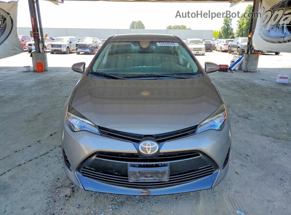2T1BURHE0JC044055 2018 TOYOTA COROLLA Gray წინა ხედი