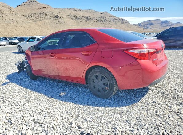 2T1BURHE0JC120938 2018 TOYOTA COROLLA Red უკანა მარცხენა