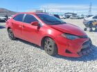 2018 Toyota Corolla Le Red vin: 2T1BURHE0JC120938 2018 Toyota Corolla Le Red vin: 2T1BURHE0JC120938
