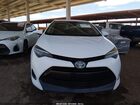 2018 Toyota Corolla Le White vin: 2T1BURHE0JC966034