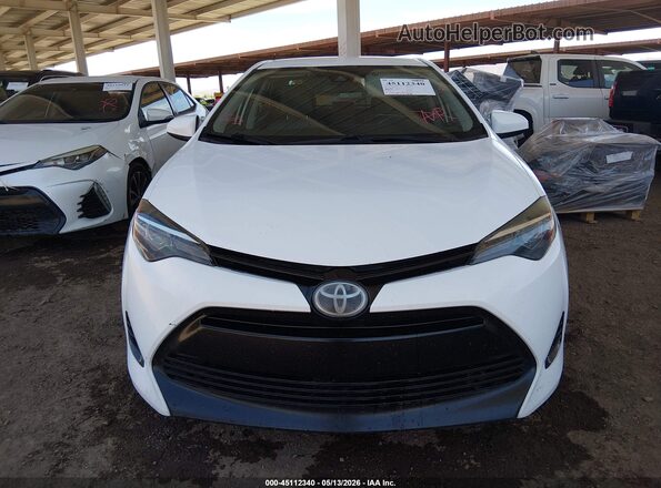 2T1BURHE0JC966034 2018 TOYOTA COROLLA White Vista del cuadro de instrumentos