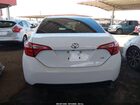2018 Toyota Corolla Le White vin: 2T1BURHE0JC966034