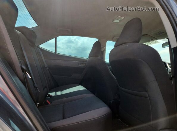2T1BURHE0JC966700 2018 TOYOTA COROLLA Угольный Вид задних сидений