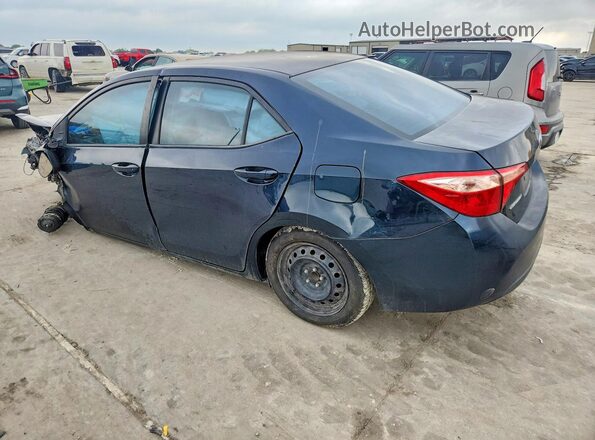 2T1BURHE0JC980404 2018 TOYOTA COROLLA Blue Задня ліва чверть