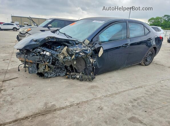 2T1BURHE0JC980404 2018 TOYOTA COROLLA Blue Передня ліва чверть