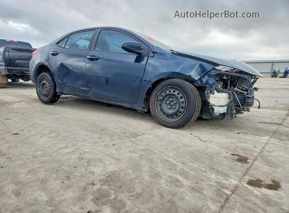 2T1BURHE0JC980404 2018 TOYOTA COROLLA Blue Передня права чверть
