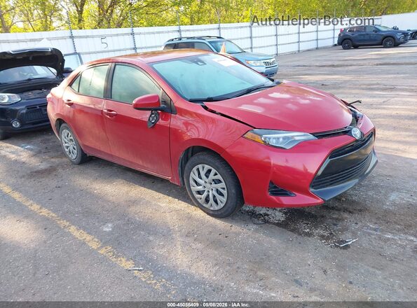 2T1BURHE0JC980466 2018 TOYOTA LL Красный Передняя правая четверть