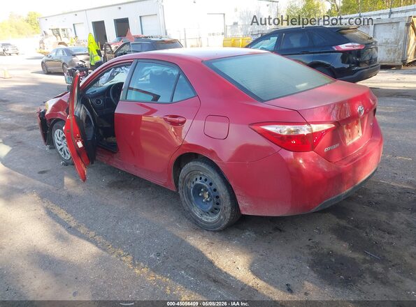 2T1BURHE0JC980466 2018 TOYOTA LL Красный Задняя левая четверть